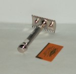 1920s Gillette Old Type Razor Refurbished Re-Plated Rhodium W New Handle (22)